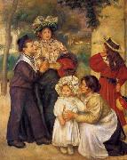 Pierre-Auguste Renoir La famille d`artiste oil painting
